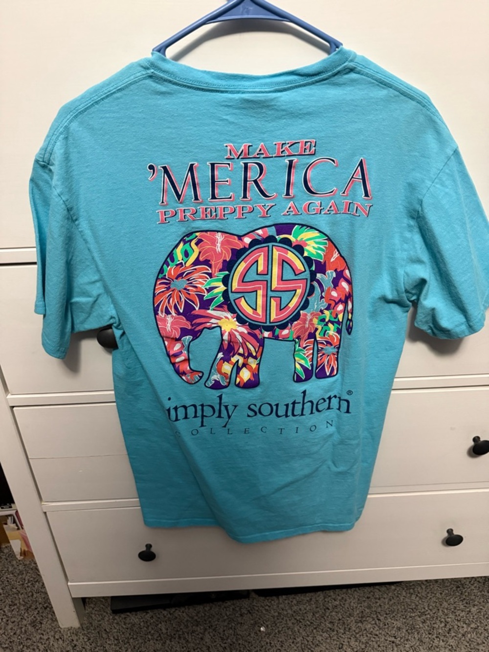 Simply Southern Turquoise Logo T‑Shirt